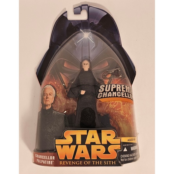 Star Wars Revenge of the Sith Supreme‎ Chancellor Palpatine Action Figure - Picture 1 of 2